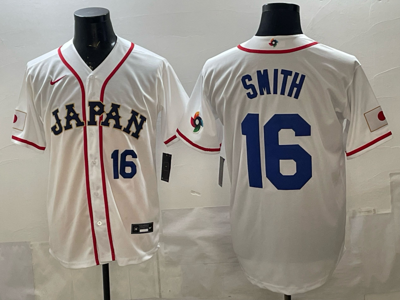 Men 2026 World Cub USA16 Smith white Nike MLB Jersey 002